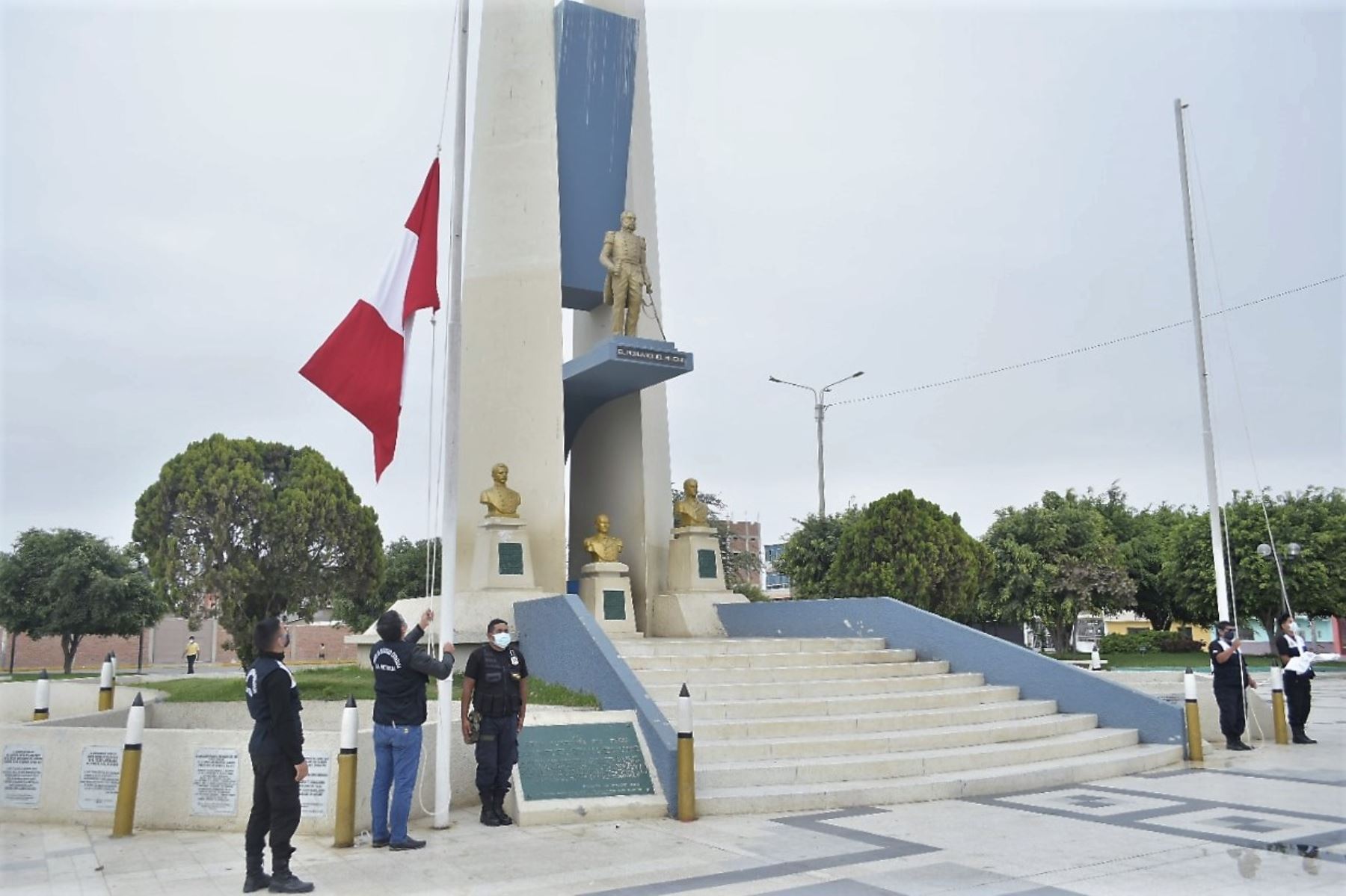 Conmemoran en la región Lambayeque el Día de Renovación del Juramento de Fidelidad a la Bandera. Foto: ANDINA/Difusión