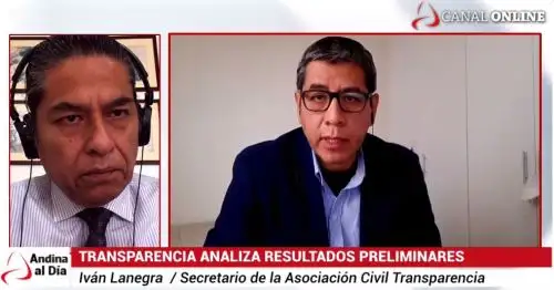 Secretario general de Transparencia, Iván Lanegra, en entrevista con 