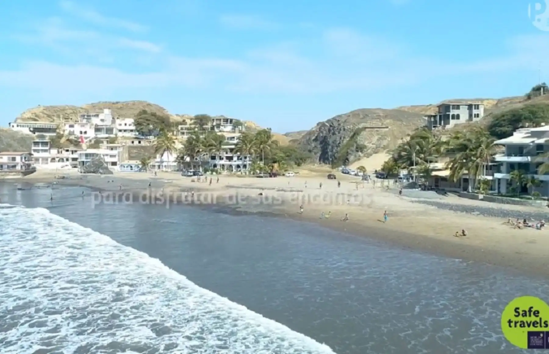 Balneario y playa de Máncora certificados con sello Safe Travels como destino turístico seguro frente al covid.