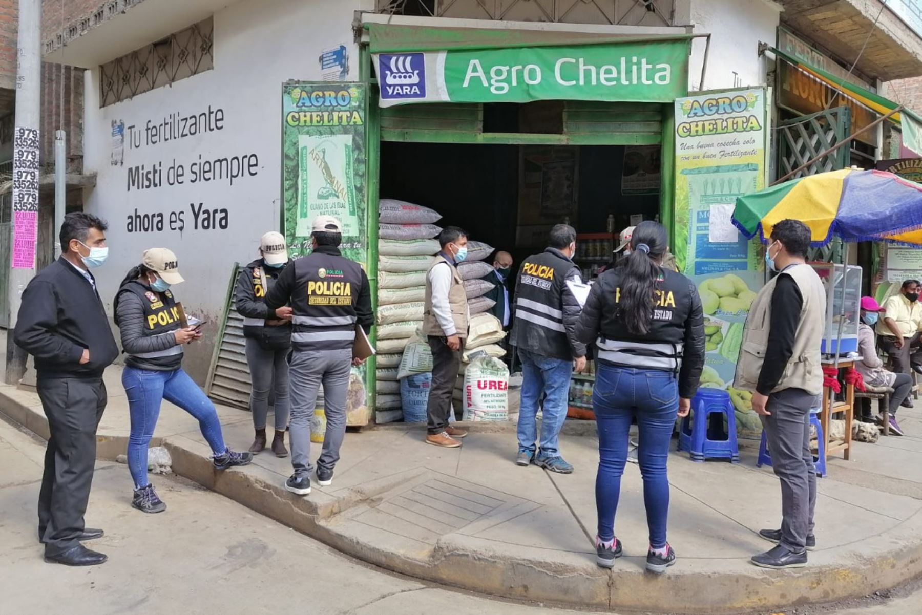 La Dirección Zonal de Agro Rural Junín mantiene bajo custodia los sacos decomisados para el análisis respectivo. Foto: ANDINA/Midagri