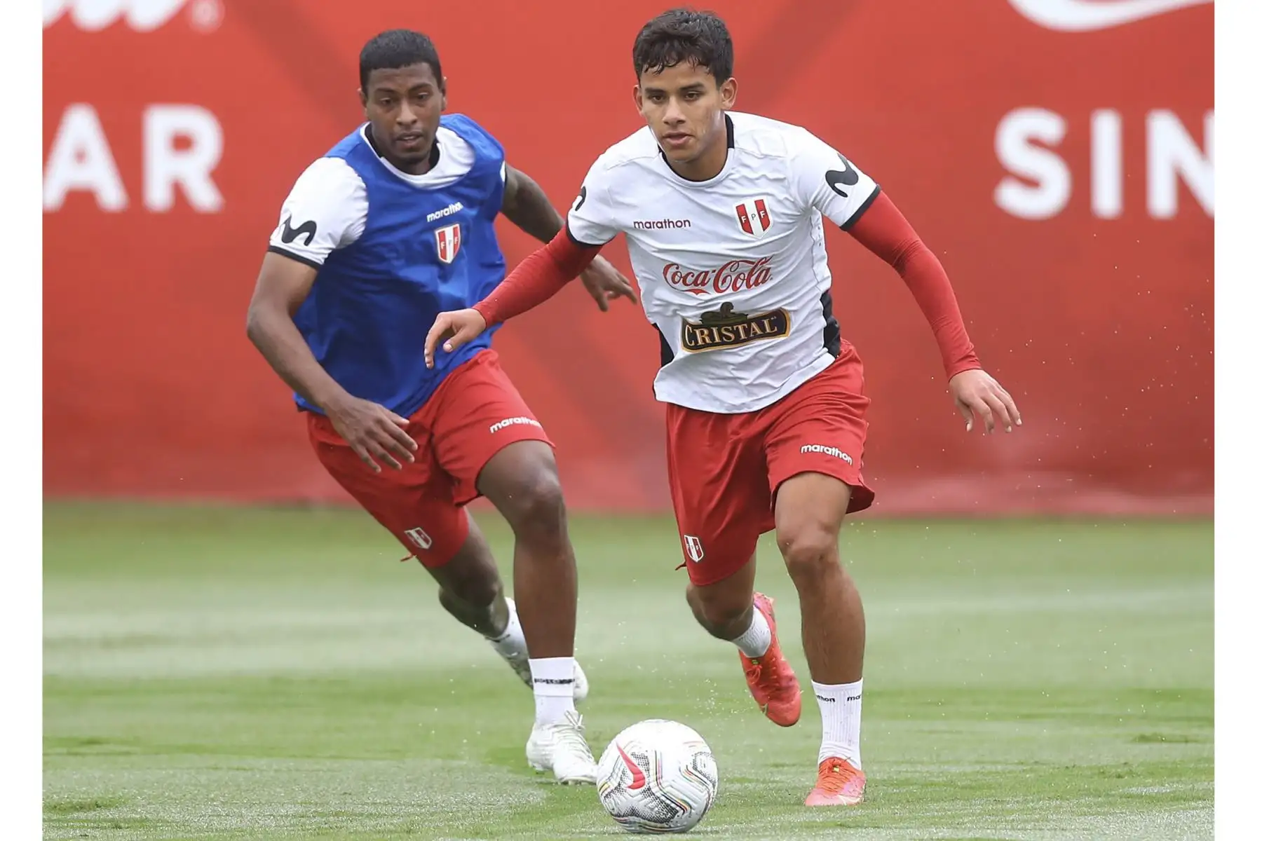 La selección peruana  retomó los trabajos de entrenamiento, con miras a su participación en la Copa América 2021. Foto: FPF
