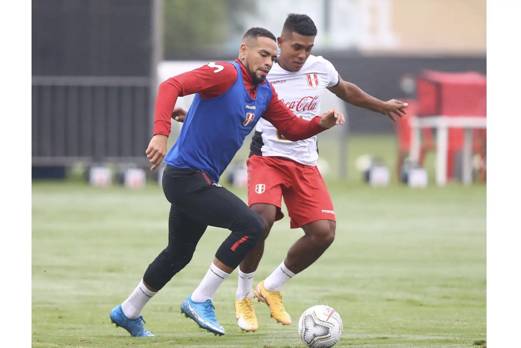 La selección peruana  retomó los trabajos de entrenamiento, con miras a su participación en la Copa América 2021. Foto: FPF