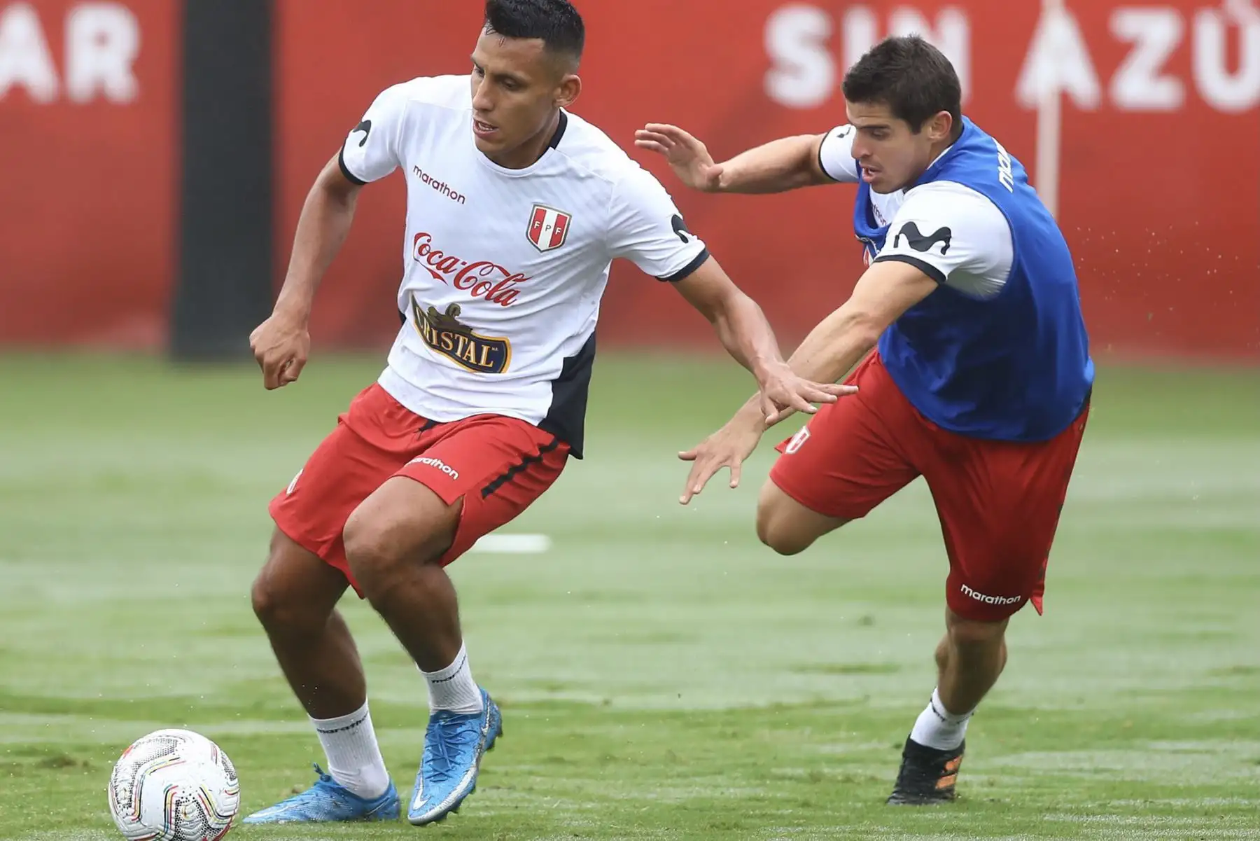La selección peruana  retomó los trabajos de entrenamiento, con miras a su participación en la Copa América 2021. Foto: FPF