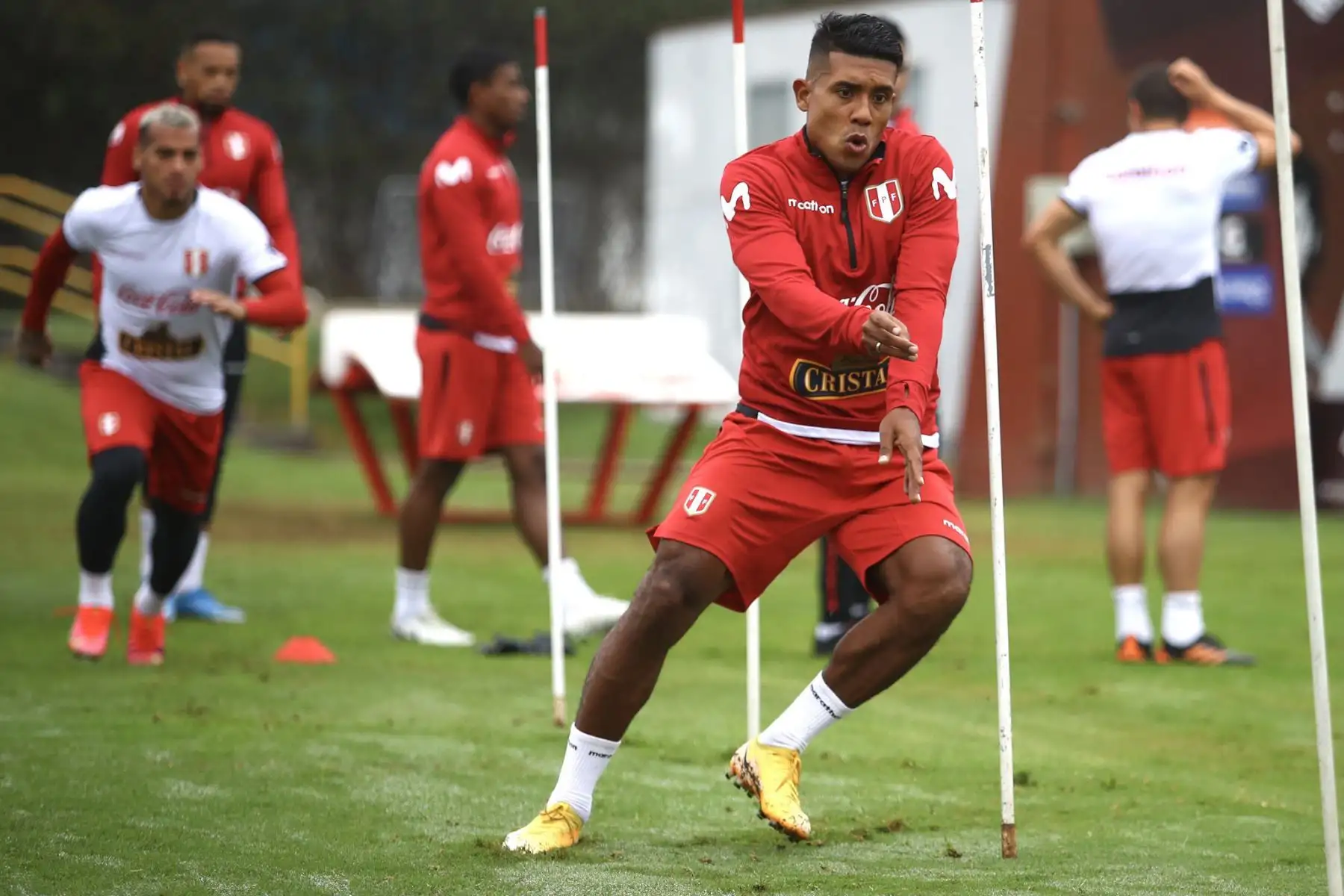 La selección peruana  retomó los trabajos de entrenamiento, con miras a su participación en la Copa América 2021. Foto: FPF