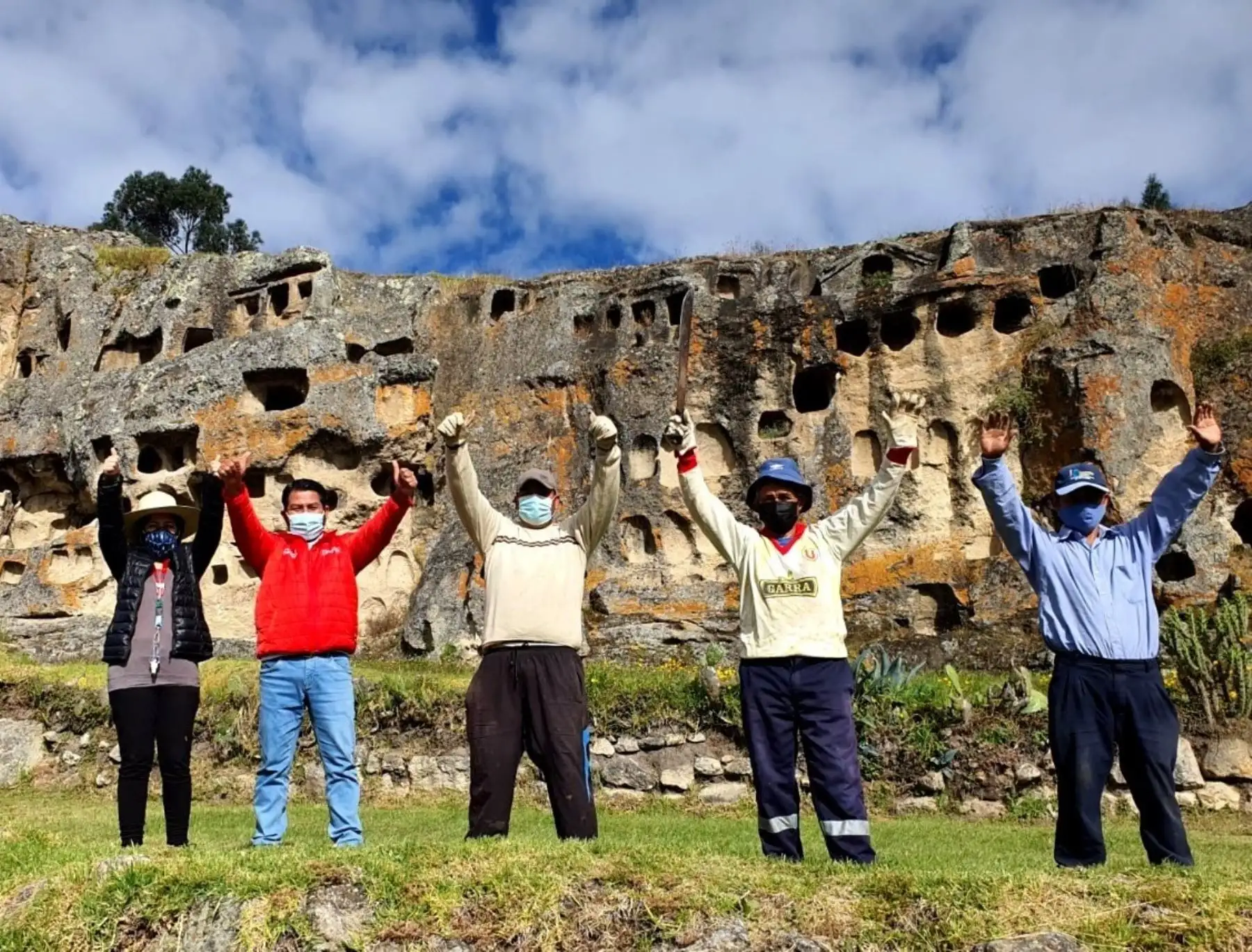 Ventanillas de Otuzco, el emblemático sitio arqueológico de Cajamarca, reabre sus puertas al turismo mañana martes 15 luego de implementar un protocolo sanitario para evitar la propagación de la covid-19. ANDINA/Difusión