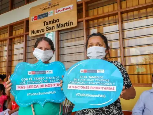 San Martín: Más de 600 familias fueron atendidas por Programa Juntos en Tambos de PAIS