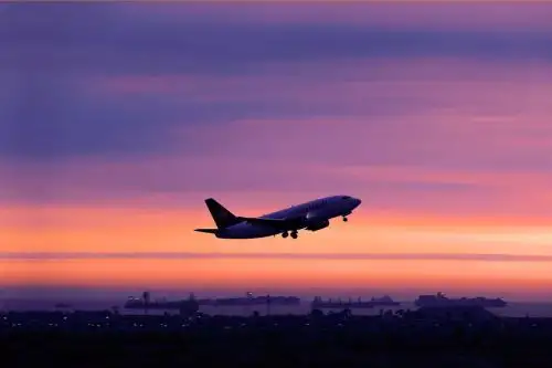 Avión comercial de pasajeros despega en el Aeropuerto Internacional Jorge Chávez . Foto: LAP