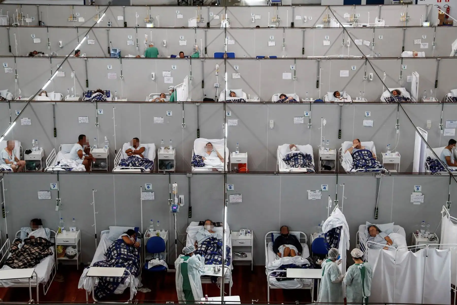 Estado más poblado de Brasil identifica 19 variantes del covid-19 en circulación.