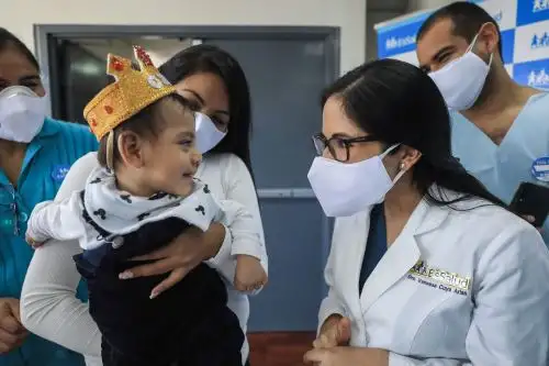 Jorgito fue atendido por un equipo multidisciplinario del Hospital Nacional Edgardo Rebagliati Martins. Foto: ANDINA/EsSalud.