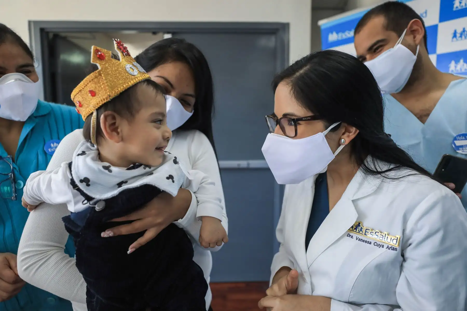 Jorgito fue atendido por un equipo multidisciplinario del Hospital Nacional Edgardo Rebagliati Martins. Foto: ANDINA/EsSalud.