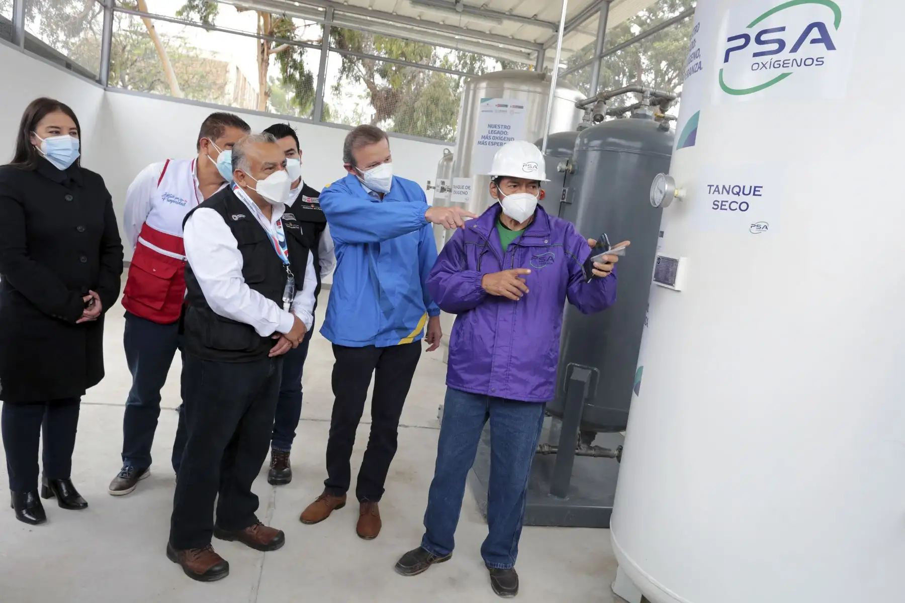 El Proyecto Legado entregó planta de oxígeno medicinal al Hospital Regional Docente de Trujillo. Foto: Legado