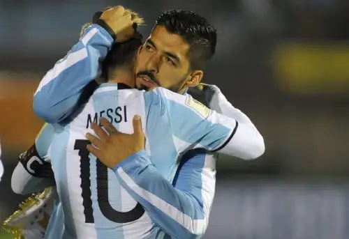 Lionel Messi y Luis Suárez estará frente a frente en el clásico sudamericano
