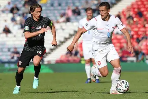 Luca Modric fue el conductor de los croatas, pero no estuvo fino de cara al gol.