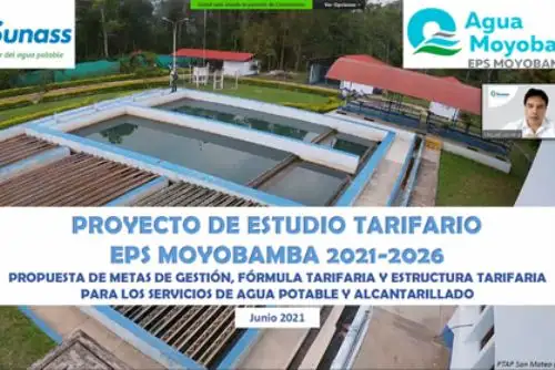 La Sunass presentó en audiencia pública virtual el proyecto de estudio tarifario de la EPS Moyobamba para el quinquenio regulatorio 2021-2026. Foto: ANDINA/Sunass