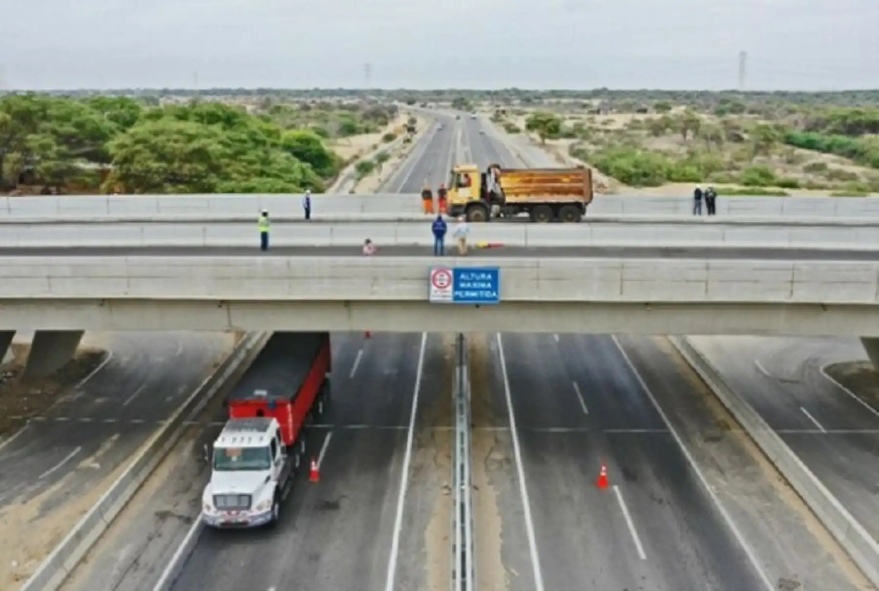 Infraestructura vial. ANDINA/Difusión
