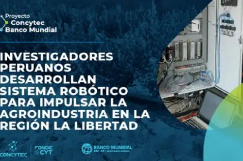 Con la finalidad de contribuir con el sector agroindustrial, la Universidad Privada Antenor Orrego (UPAO) viene desarrollando un sistema robótico que permitirá obtener resultados continuos, homogéneos y fiables, sobre el control de calidad del crecimiento de los plantines que crecen en los viveros industriales de la región La Libertad. Imagen: Concytec.