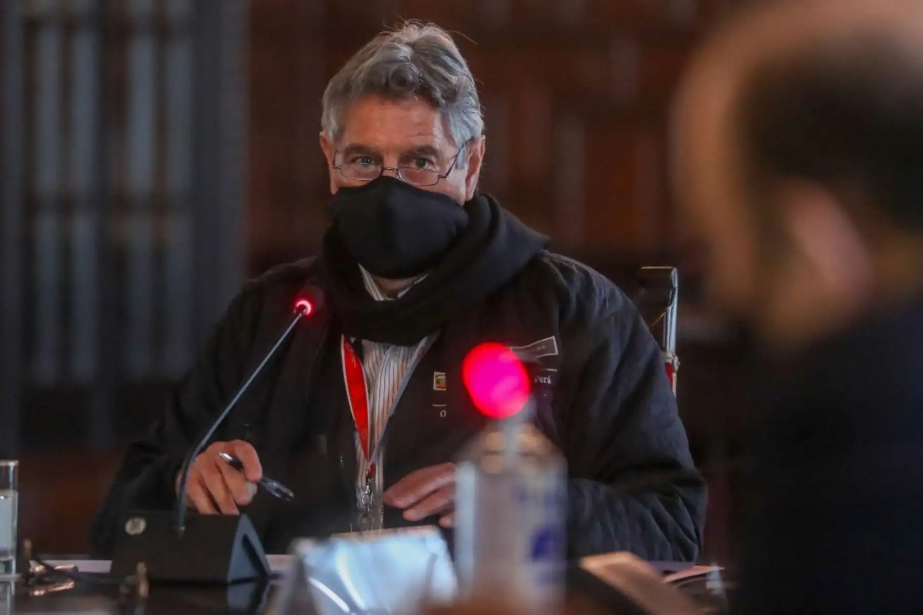 El presidente Francisco Sagasti, lideró una nueva sesión del Consejo de Estado que convocó a los titulares de los poderes del Estado y de los órganos constitucionales autónomos, donde se abordó la actual situación política del país. Foto: Presidencia