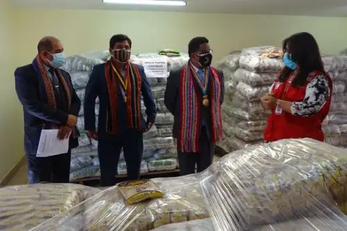 Qali Warma entrega alimentos a la municipalidad de Cusco. Foto: Midis/Difusión