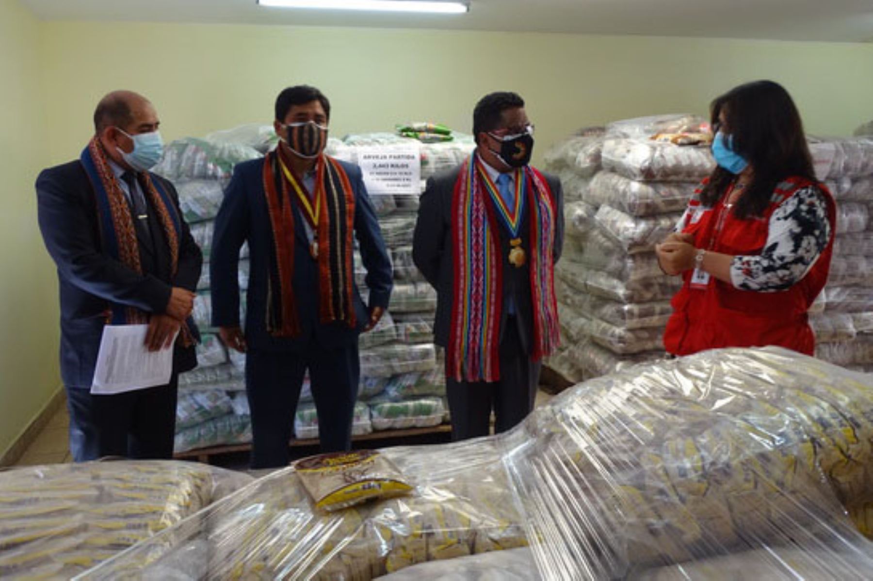 Qali Warma entrega alimentos a la municipalidad de Cusco. Foto: Midis/Difusión