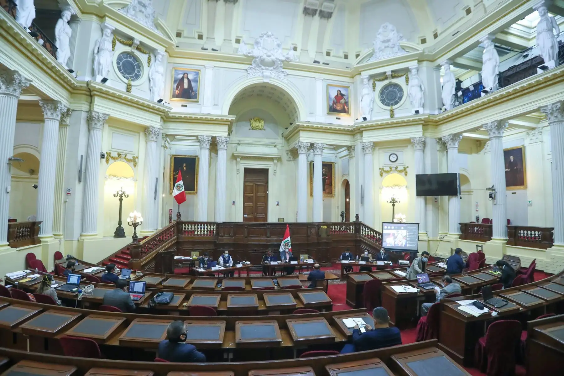 Comisión Especial de selección de candidatos aptos para la elección de magistrados de Tribunal Constitucional. Foto: Congreso