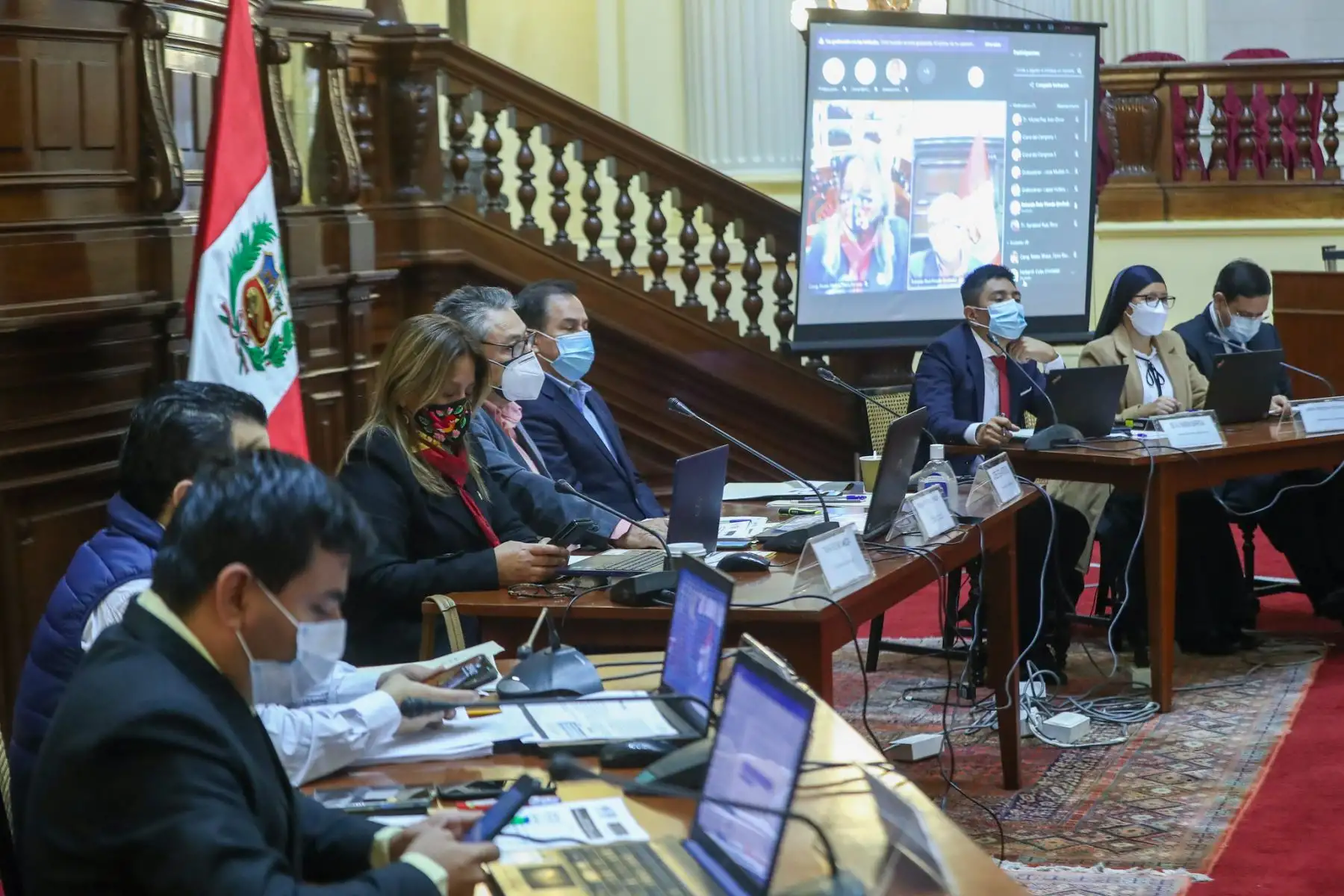 Comisión Especial de selección de candidatos aptos para la elección de magistrados de Tribunal Constitucional. Foto: Congreso