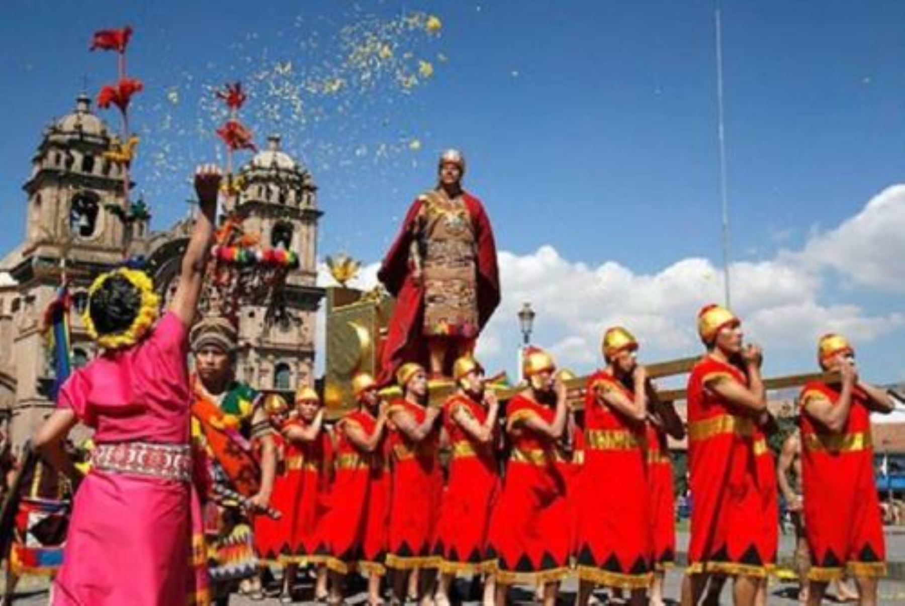 Celebración del Inti Raymi, la festividad más importante del calendario jubilar del Cusco. Foto: Cortesía.