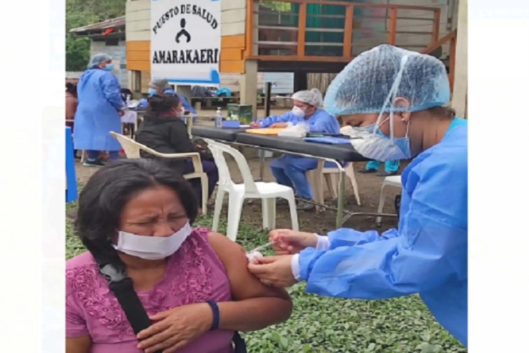 Madre de Dios inicia hoy vacunación contra el covid-19 a personas mayores de 50 años. Foto: ANDINA/difusión.
