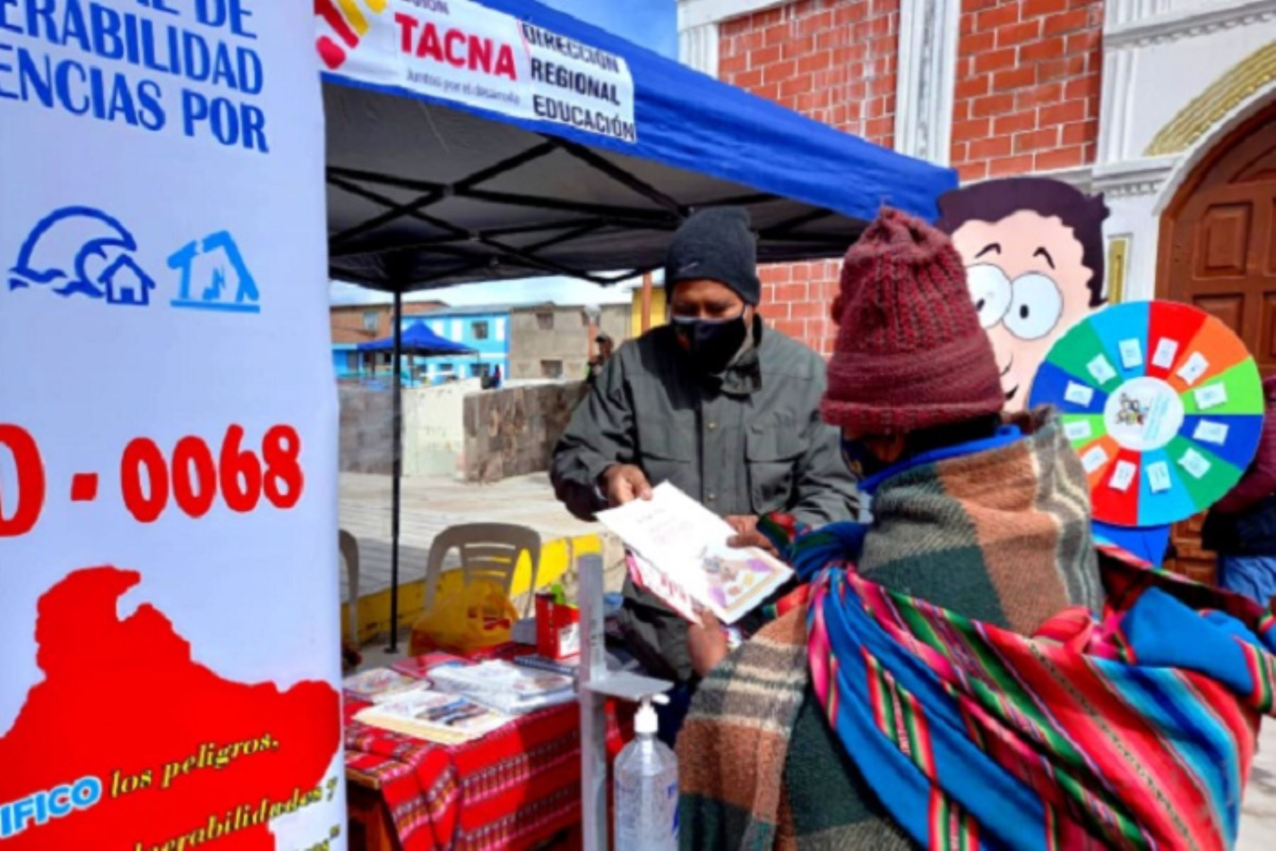 La Subgerencia de Población, Desarrollo Social e Igualdad de Oportunidades del Gore Tacna entregó 72 frazadas a los adultos mayores para la temporada de heladas.