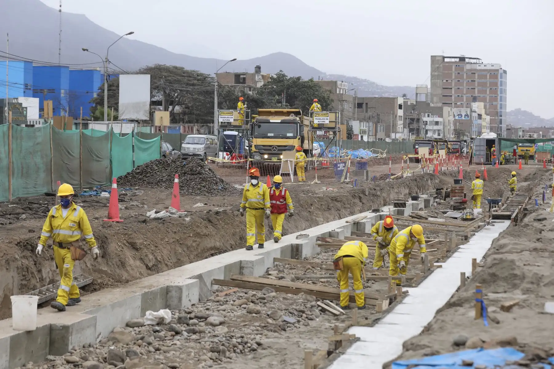 La Municipalidad de Lima, realiza trabajos de ampliación Norte del Metropolitano, y la extensión del plan de desvío Av. Universitaria. Foto: ANDINA/ Municipalidad de Lima