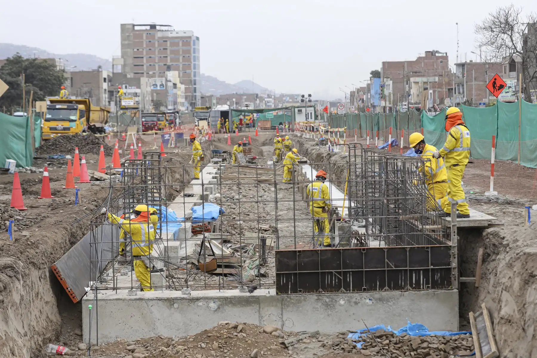 La Municipalidad de Lima, realiza trabajos de ampliación Norte del Metropolitano, y la extensión del plan de desvío Av. Universitaria. Foto: ANDINA/ Municipalidad de Lima