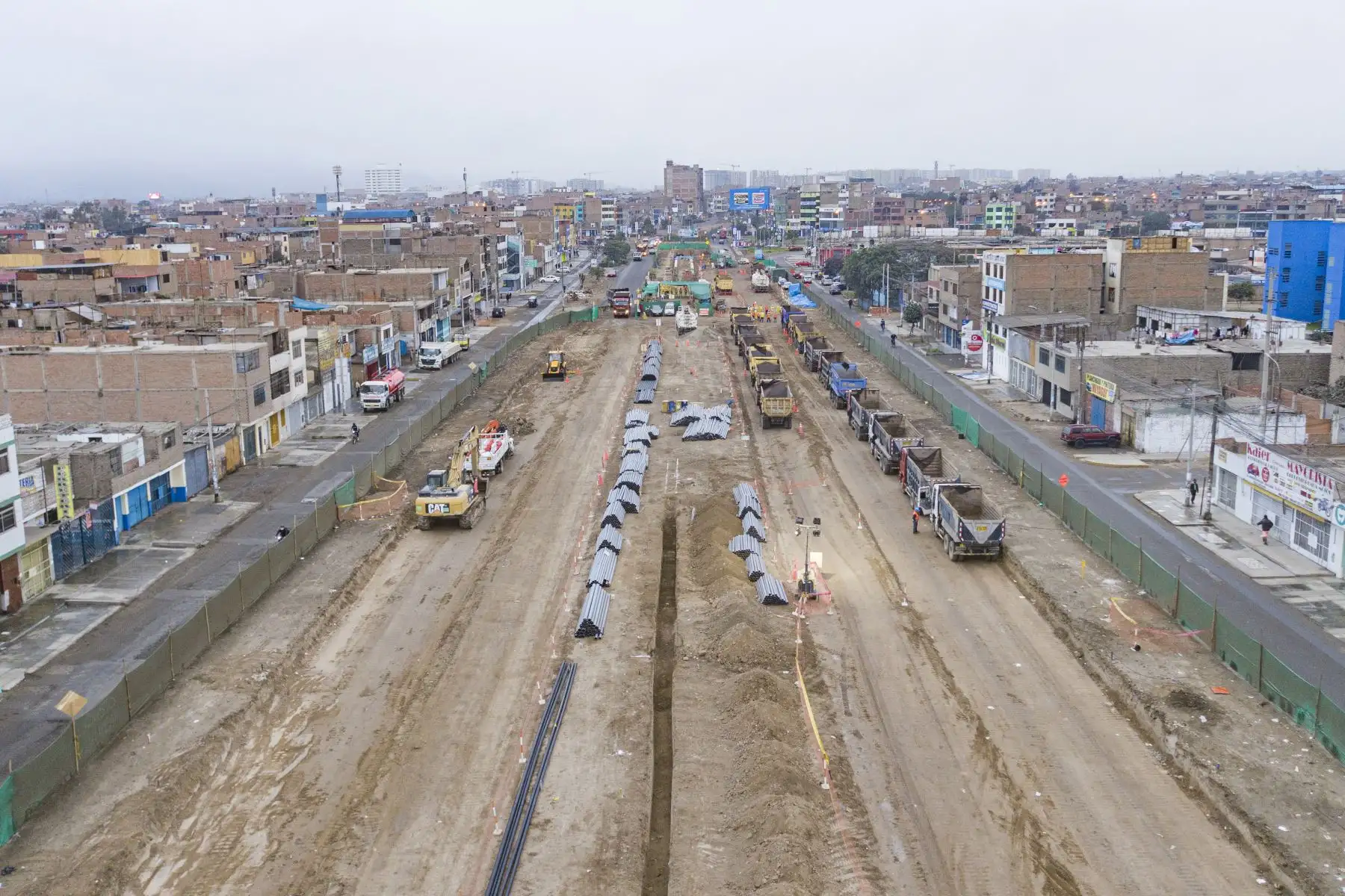 La Municipalidad de Lima, realiza trabajos de ampliación Norte del Metropolitano, y la extensión del plan de desvío Av. Universitaria. Foto: ANDINA/ Municipalidad de Lima
