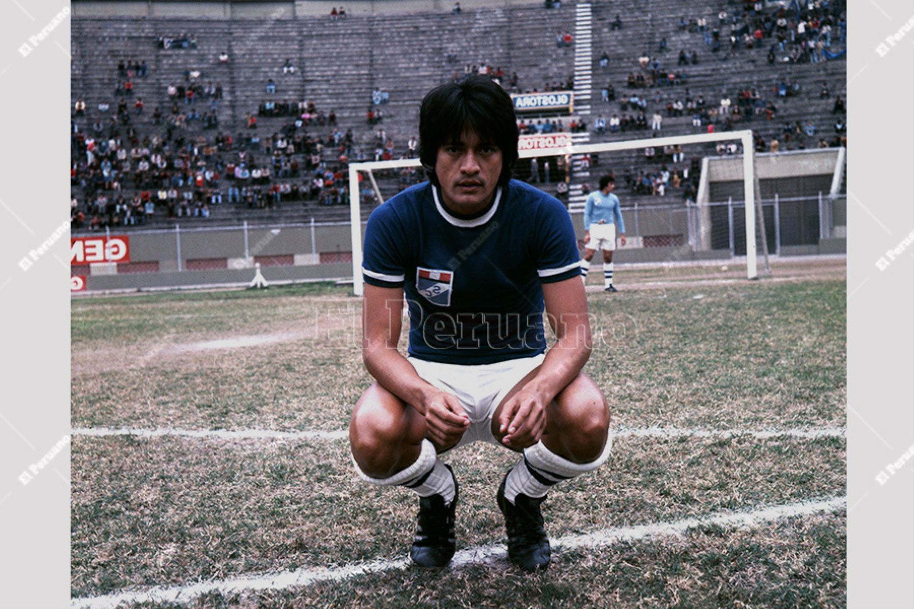 Lima - 1977. Eleazar Soria, defensa del Sporting Cristal. Foto: Archivo Histórico de El Peruano