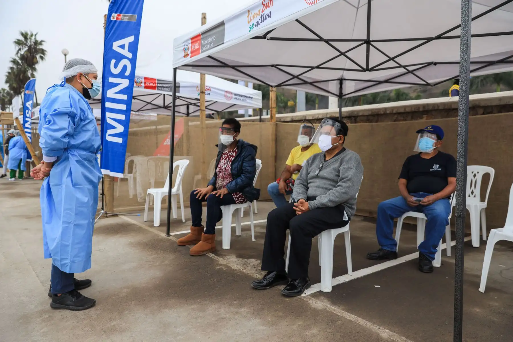 Alcalde Jorge Muñoz participa de la campaña 