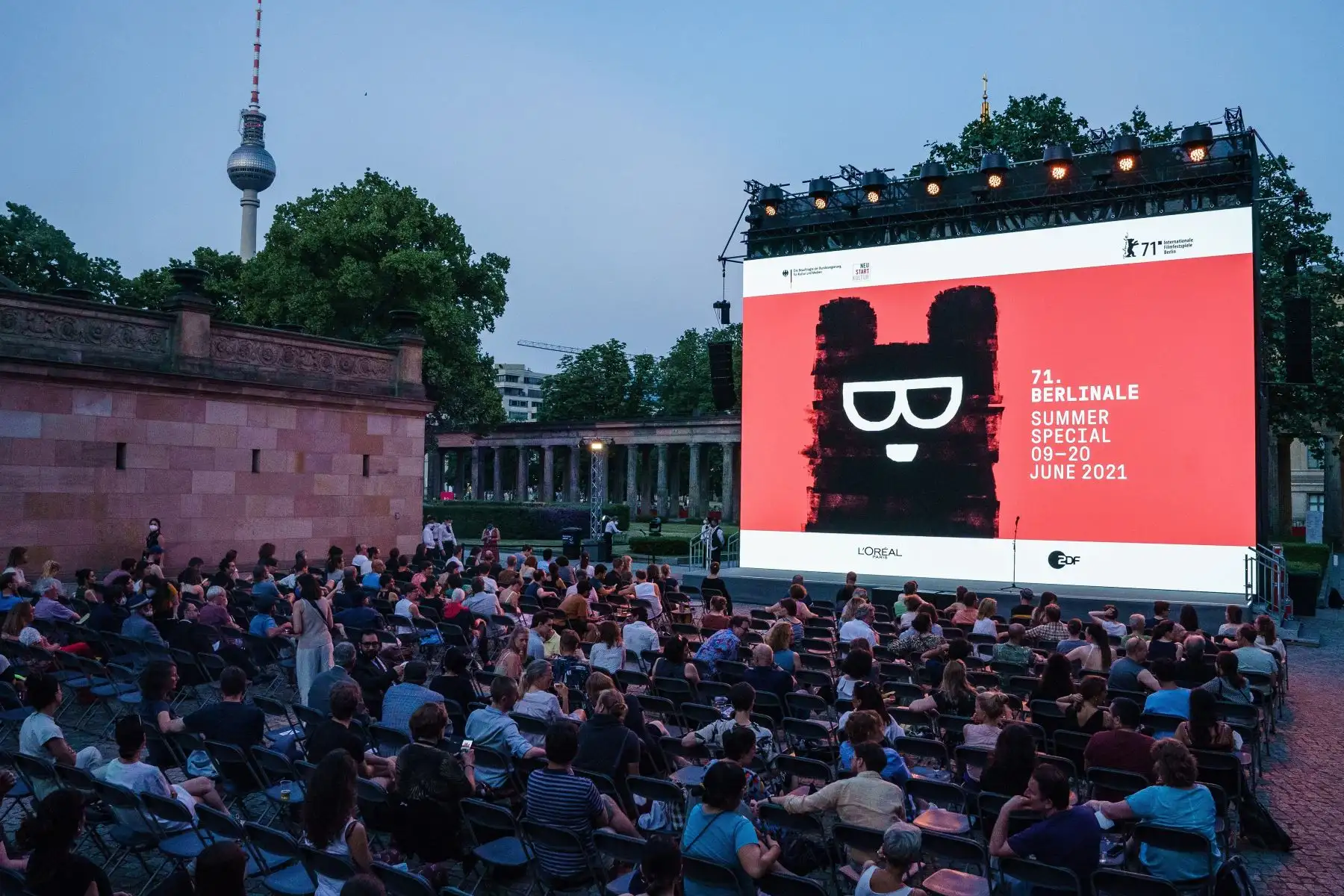 Vista general durante el estreno de una cinta durante el 71 ° Festival Internacional de Cine de Berlín, Alemania. Foto: EFE