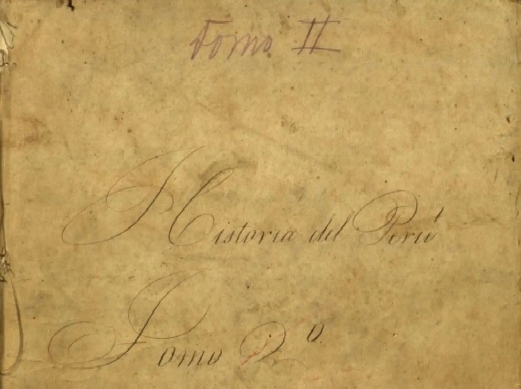 Obra manuscrita “Historia del Perú” [1848] es declarada Patrimonio Cultural de la Nación.