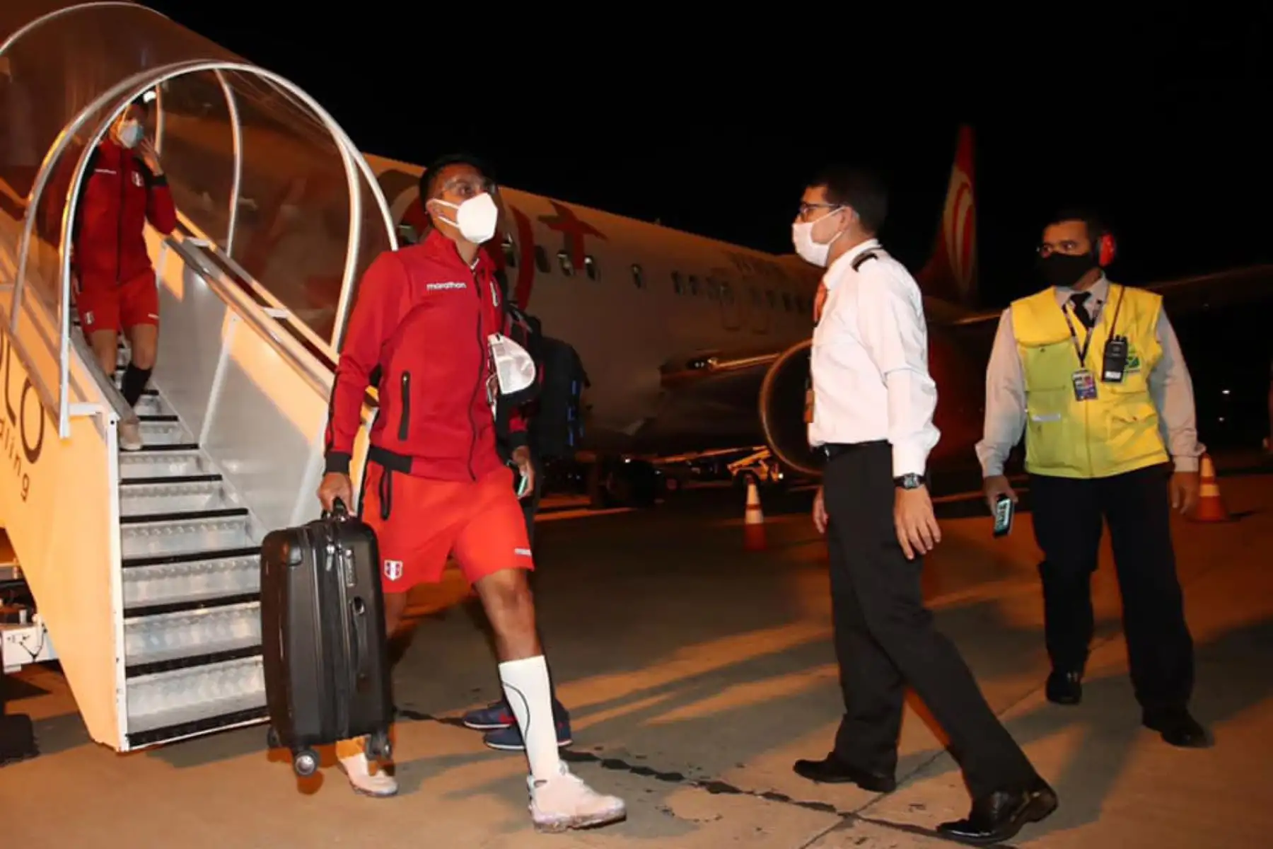 Integrantes de la Selección de Perú ya se encuentra en Goiania, sede del duelo por cuartos de final en la Copa América 2021.
Foto: Selección Peruana