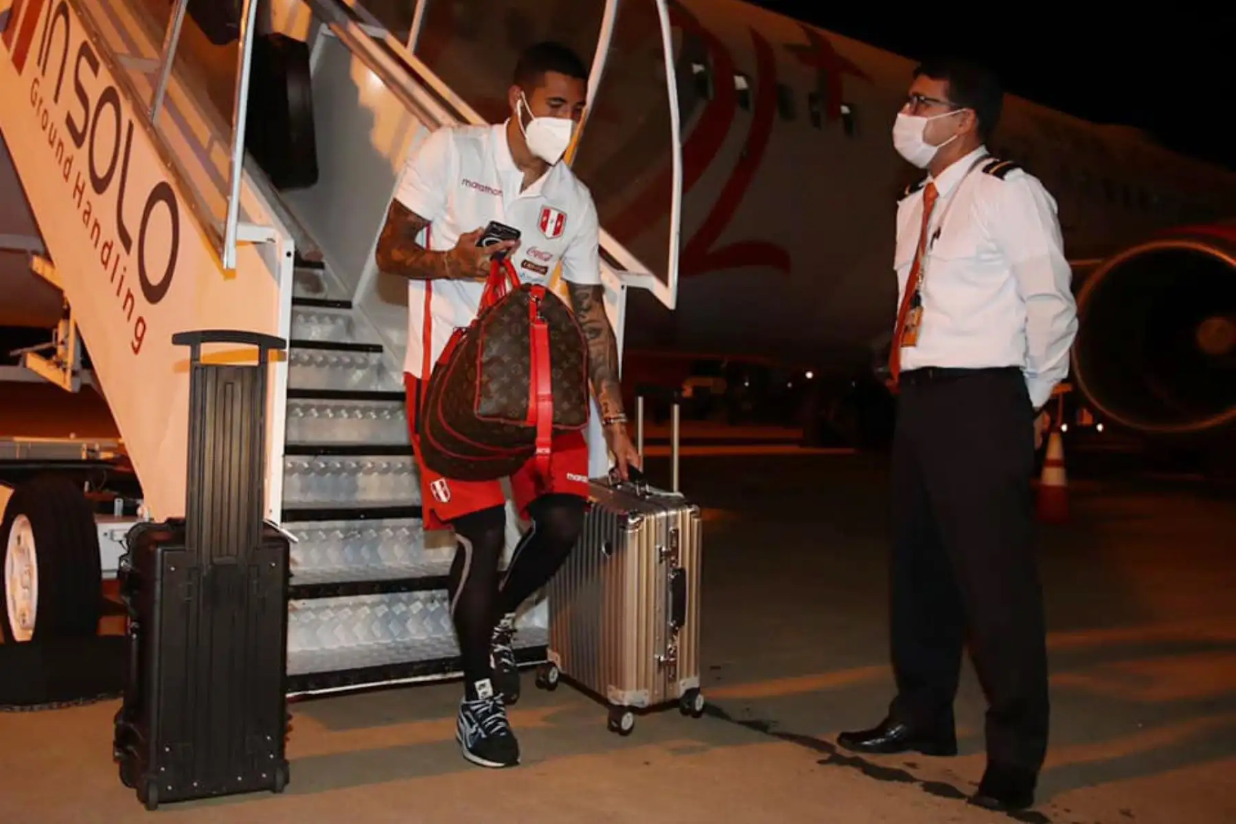 Integrantes de la Selección de Perú ya se encuentra en Goiania, sede del duelo por cuartos de final en la Copa América 2021.
Foto: Selección Peruana