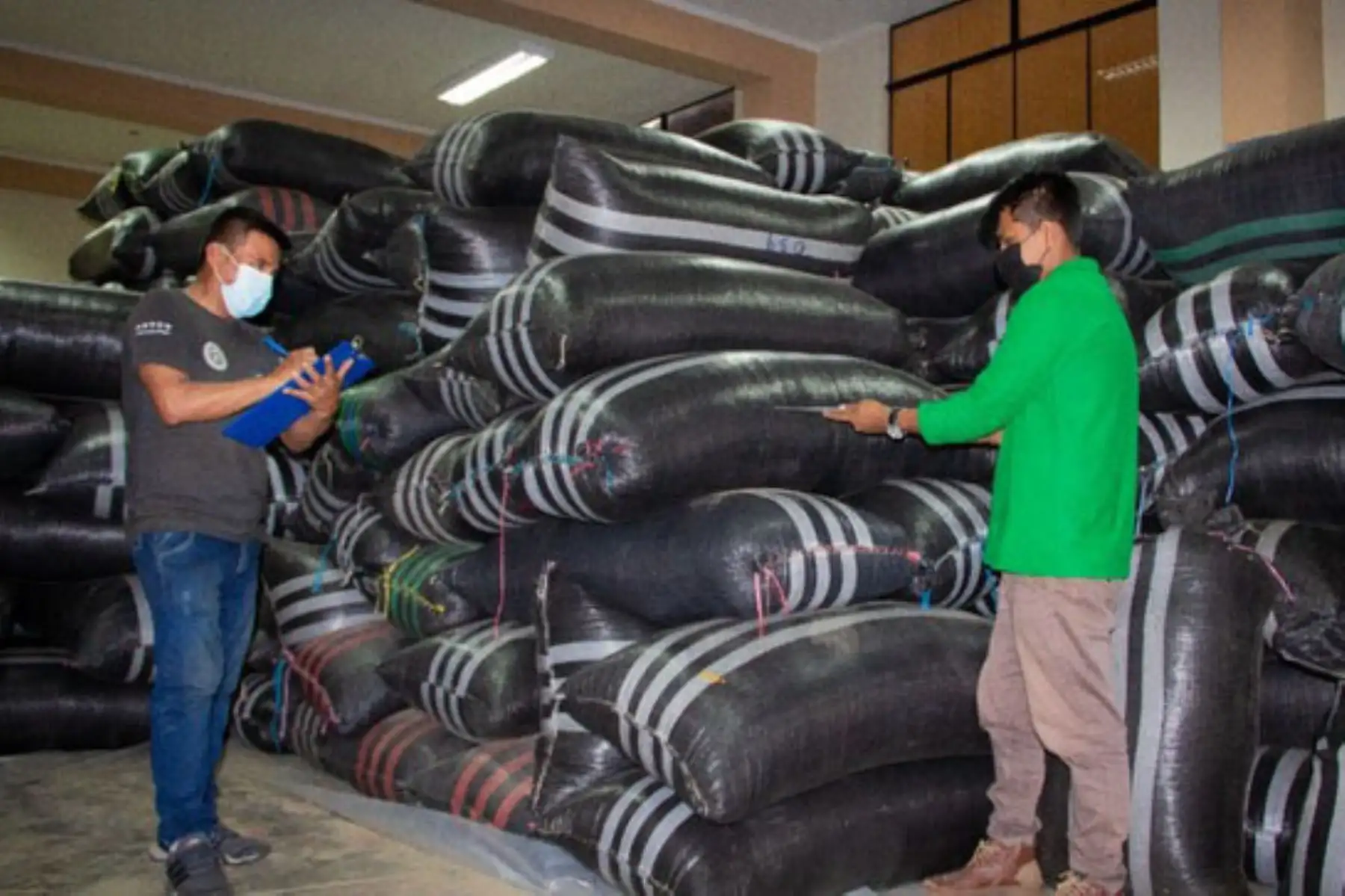 Caficultores asistidos por Devida logran vender más de 50 toneladas de café orgánico y convencional. Foto: Devida/Difusión