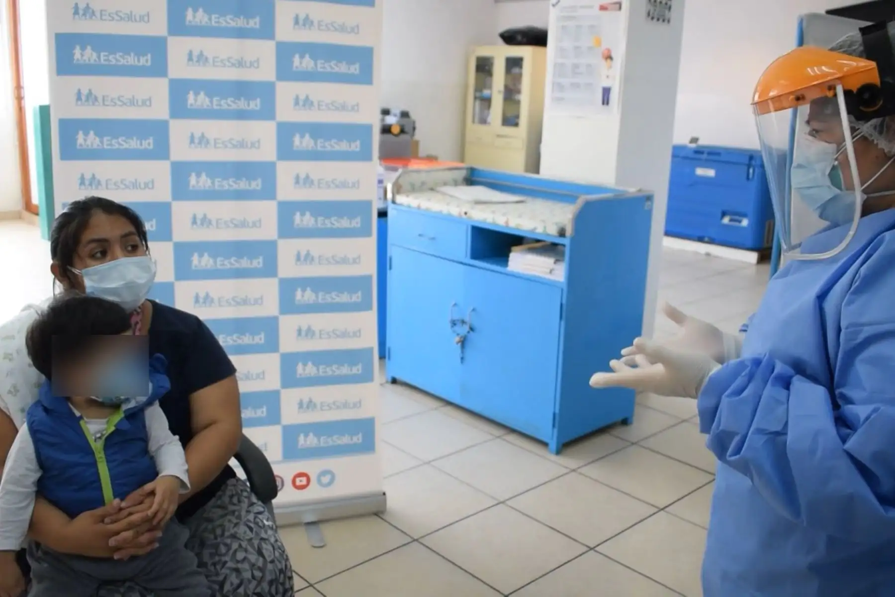 EsSalud reinició los servicios de atención primaria en el Policlínico San Luis en beneficio de las madres y niños de 0 a 5 años.
Foto: EsSalud