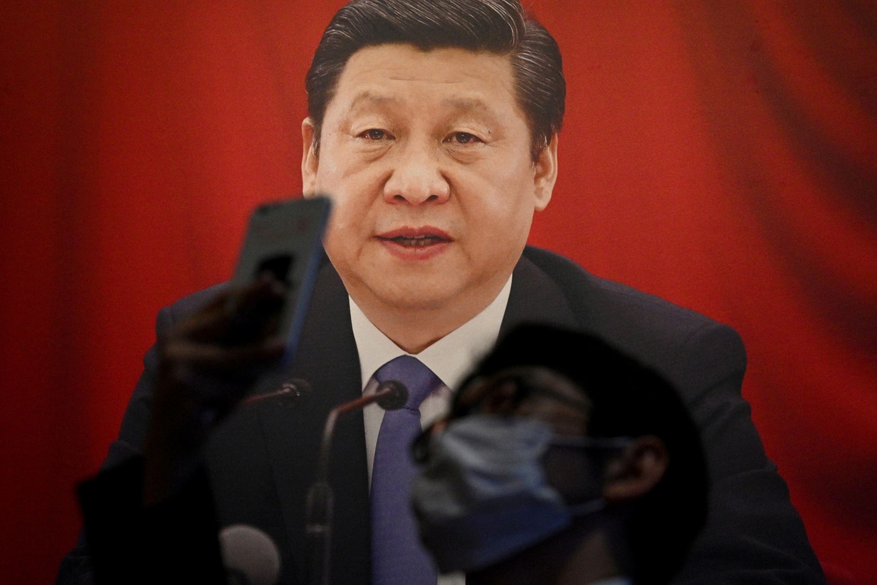 El centenario del PCC motivó desde hace meses una intensa campaña de propaganda, que culminó el lunes con un gran espectáculo. Foto: AFP