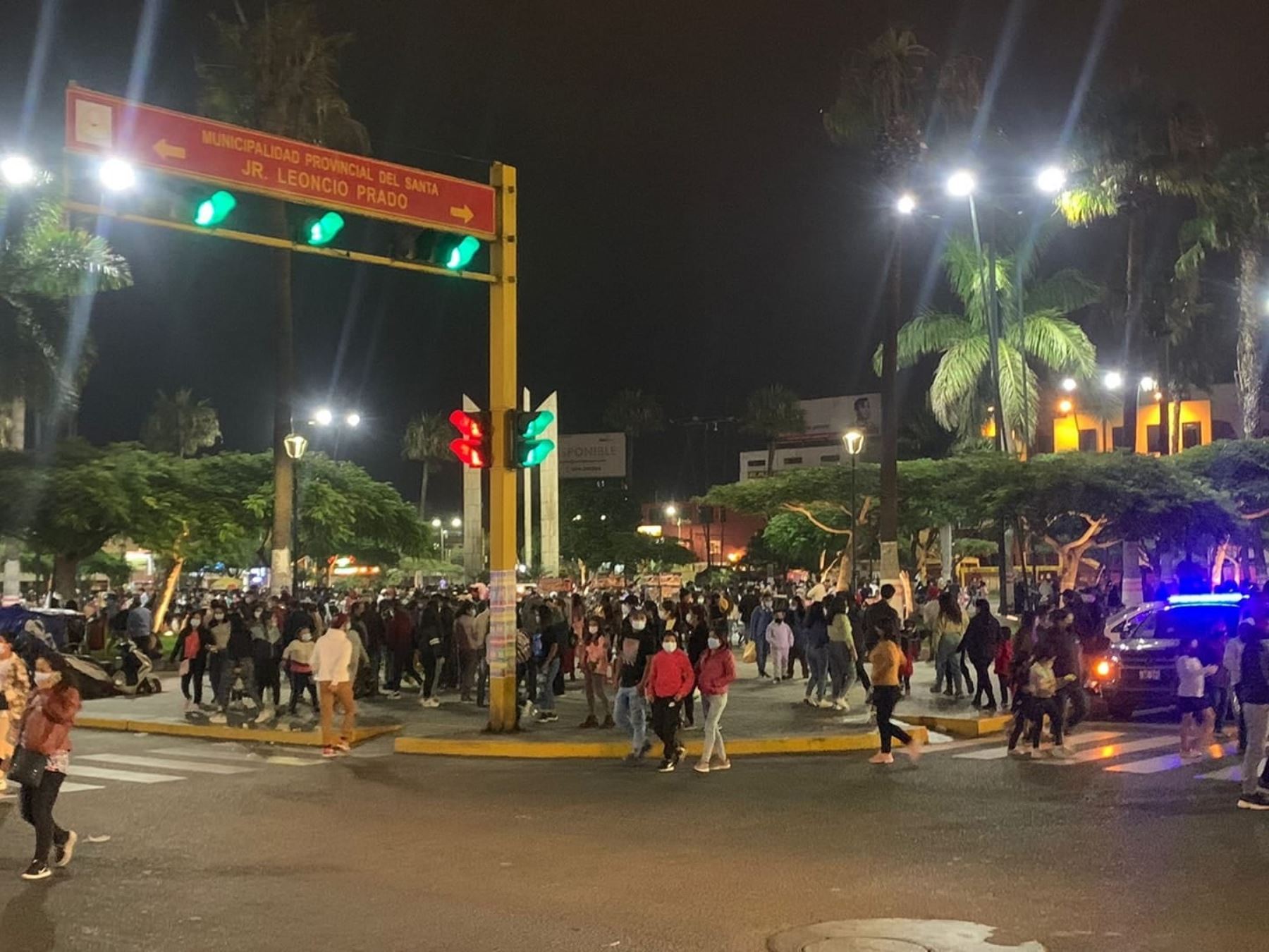 Áncash teme que aglomeraciones en la ciudad de Chimbote por la fiesta de San Pedrito genere un repunte de casos de la covid-19. ANDINA/Difusión