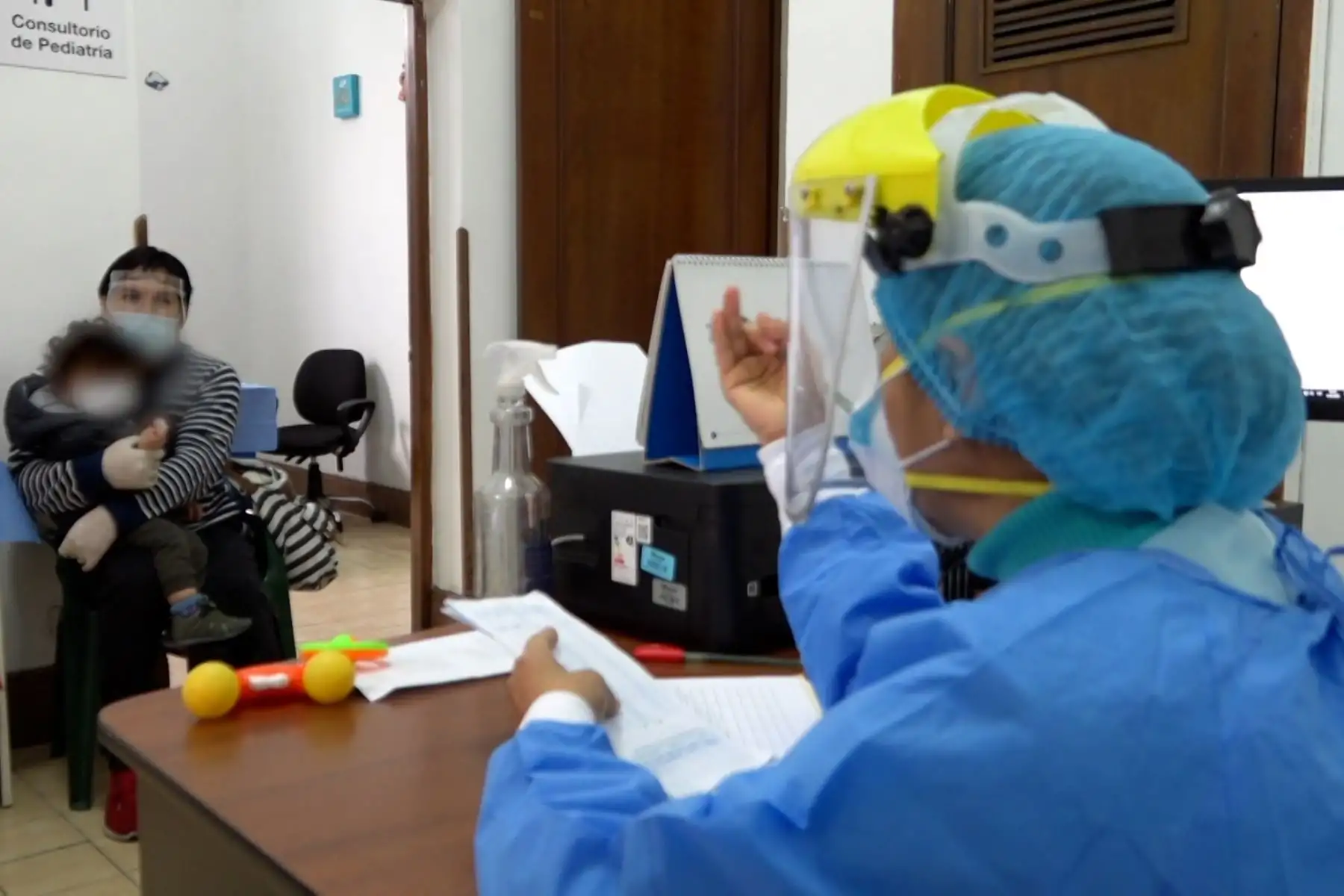 Hospital Castilla de EsSalud registra incremento de casos por infecciones respiratorias en niños.
Foto: ANDINA/EsSalud