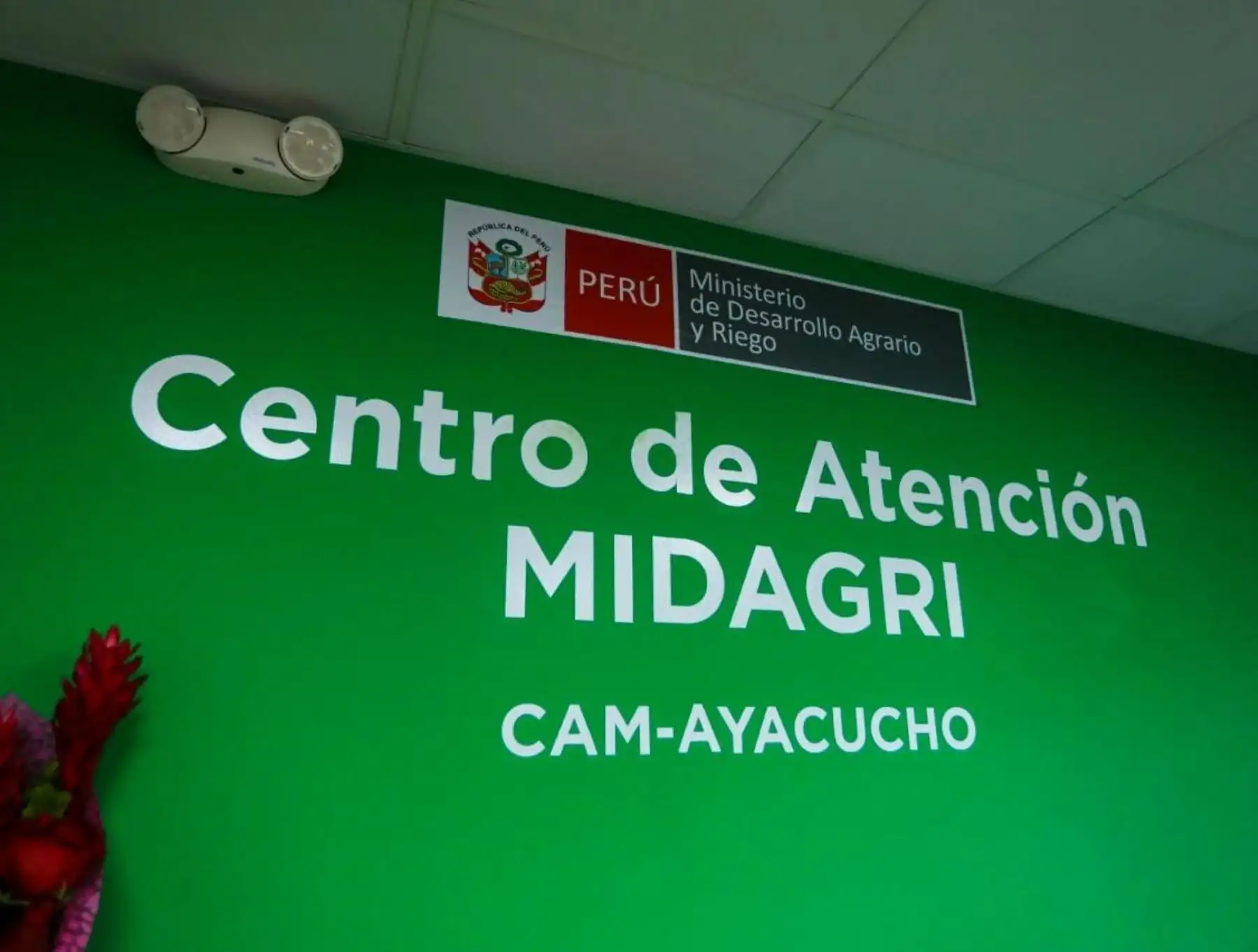 El Ministerio de Desarrollo Agrario y Riego puso en marcha en Ayacucho un nuevo centro de atención que beneficiará a pequeños productores agrícolas dedicados a la agricultura familiar. ANDINA/Difusión