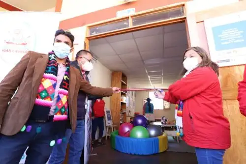 Instalaciones del Tambo Bicentenario Lindapampa en la región Huancavelica. ANDINA/Difusión