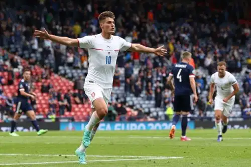 Patrik Schick piloteará el ataque de Ucrania ante Dinamarca