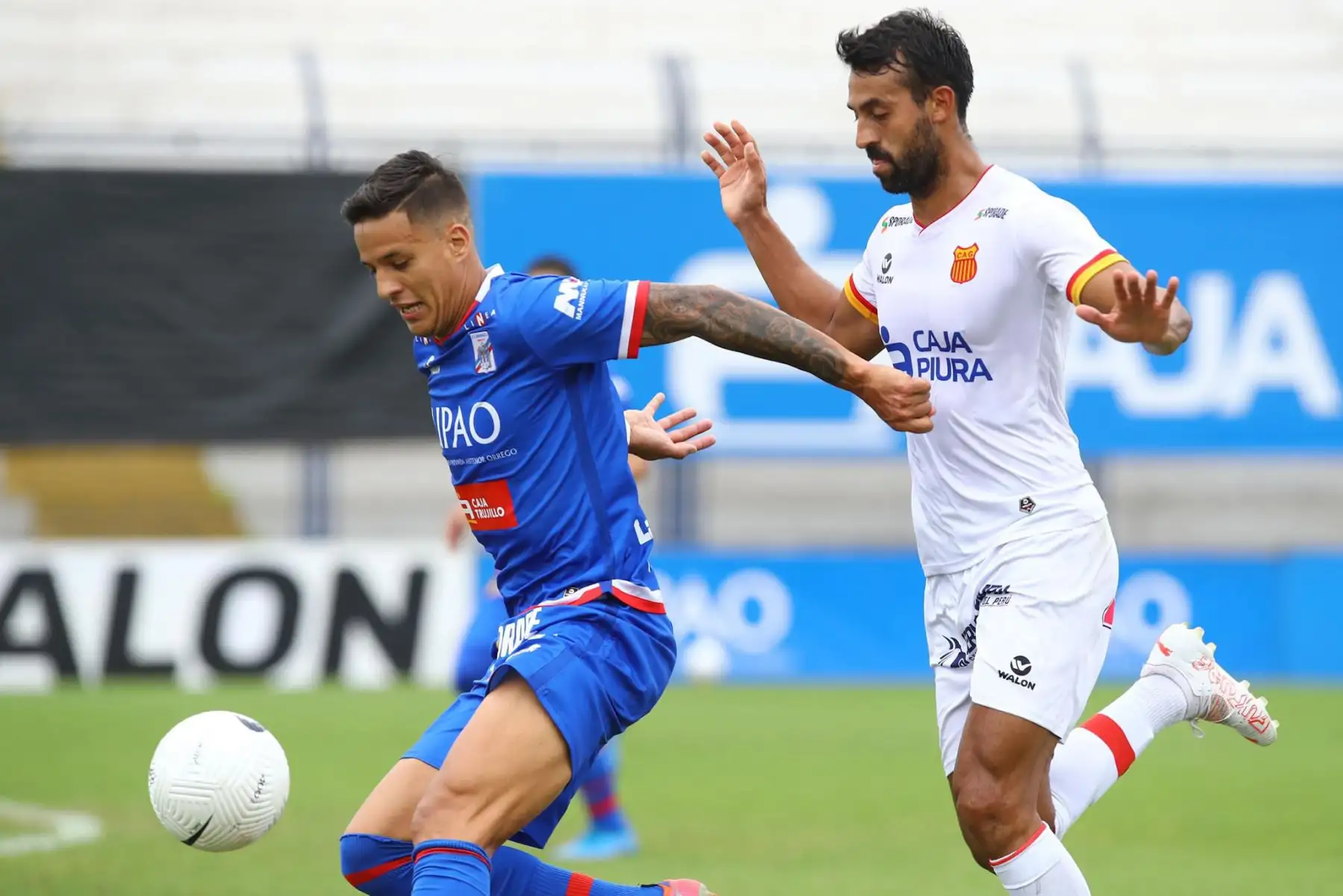 Carlos A. Mannucci se enfrenta ante Atlético Grau  por la semifinal de la Copa Bicentenario, en el estadio Iván Elías Moreno . 
Foto: @LigaFutProf