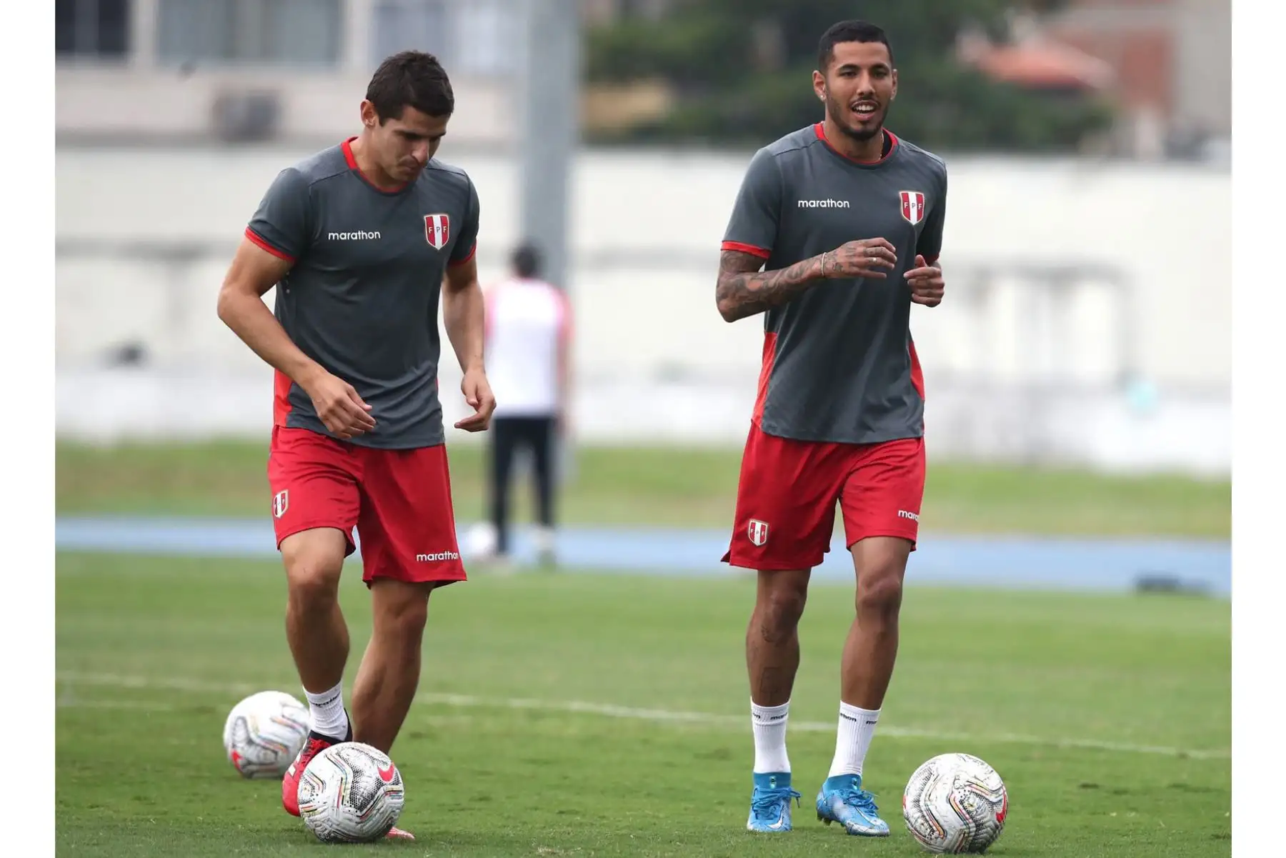 Selección Peruana  entrena en Río de Janeiro y quedó lista para enfrentar a la Selección de Brasil  por las semifinales en la Copa América 2021.
En la imagen Aldo Corzo.
Foto: Selección Peruana