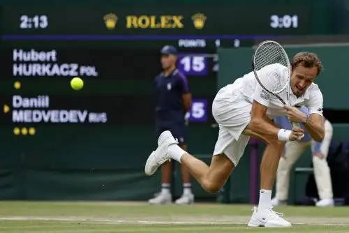 Medvedev se despide de Wimbledon.