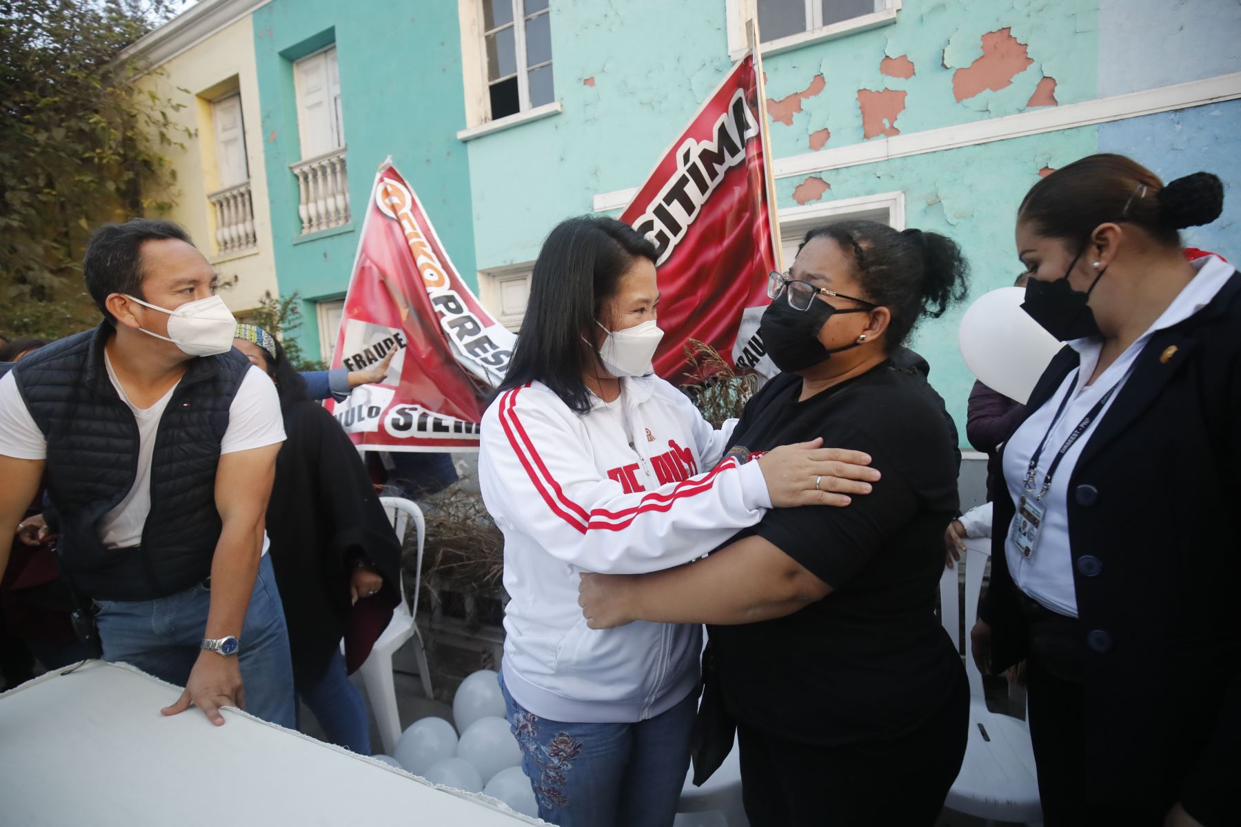 Keiko Fujimori realiza actividades en Quinta Heeren de Barrios Altos.
Foto: ANDINA/ Juan Carlos Guzmán