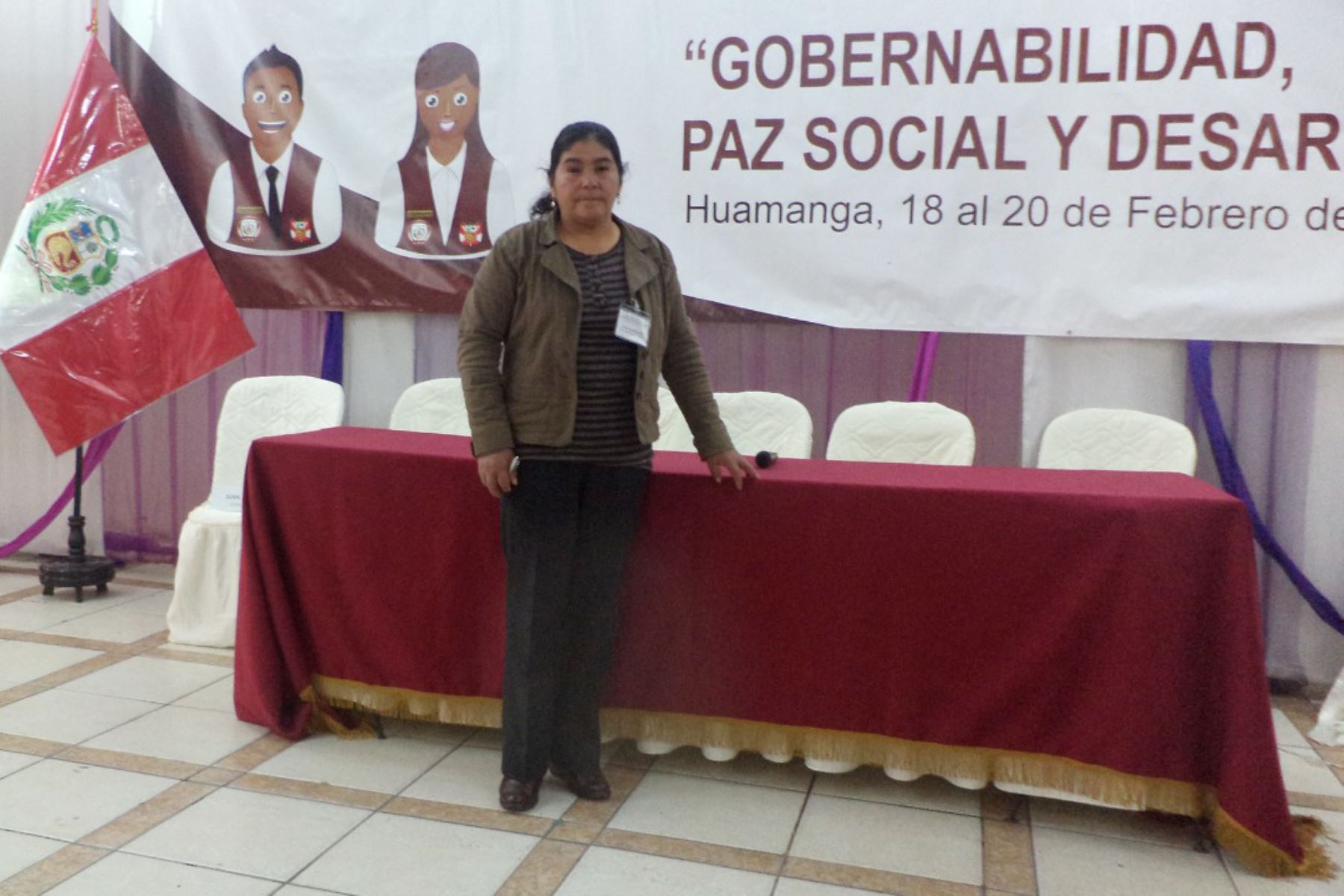 Estela Rojas labora en la Subprefectura de Antabamba, en Apurímac, desde hace 40 años. ANDINA/ Andina
